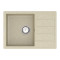 Кухонна мийка VANKOR Easy EMP 02.62 Beige + сифон VANKOR