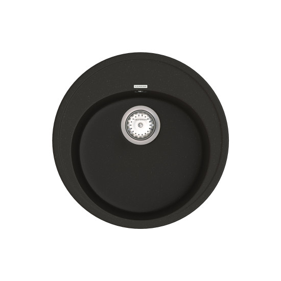 Кухонна мийка VANKOR Sity SMR 01.50 Black + сифон VANKOR