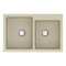 Кухонна мийка VANKOR Orman OMP 05.80 Beige + сифон VANKOR