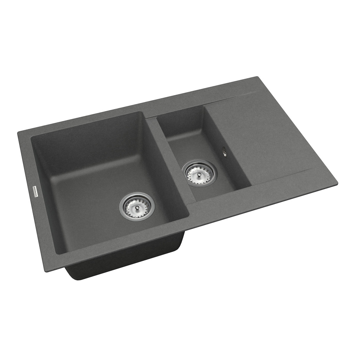 Кухонна мийка VANKOR Orman OMP 04.80 Gray + сифон VANKOR