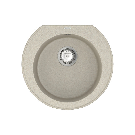Кухонна мийка VANKOR Kres KMR 01.52 terra + сифон VANKOR