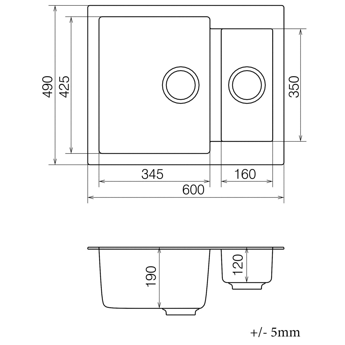 Кухонна мийка VANKOR Orman OMP 03.61 Gray + сифон VANKOR Кухонна мийка VANKOR Orman OMP 03.61 Gray + сифон VANKOR