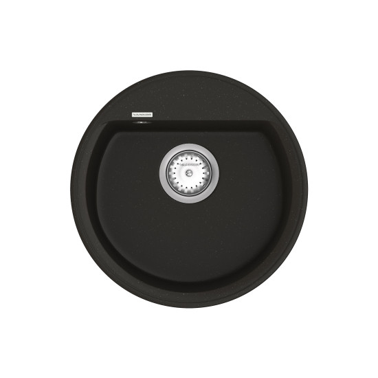 Кухонна мийка VANKOR Easy EMR 01.45 Black + сифон VANKOR