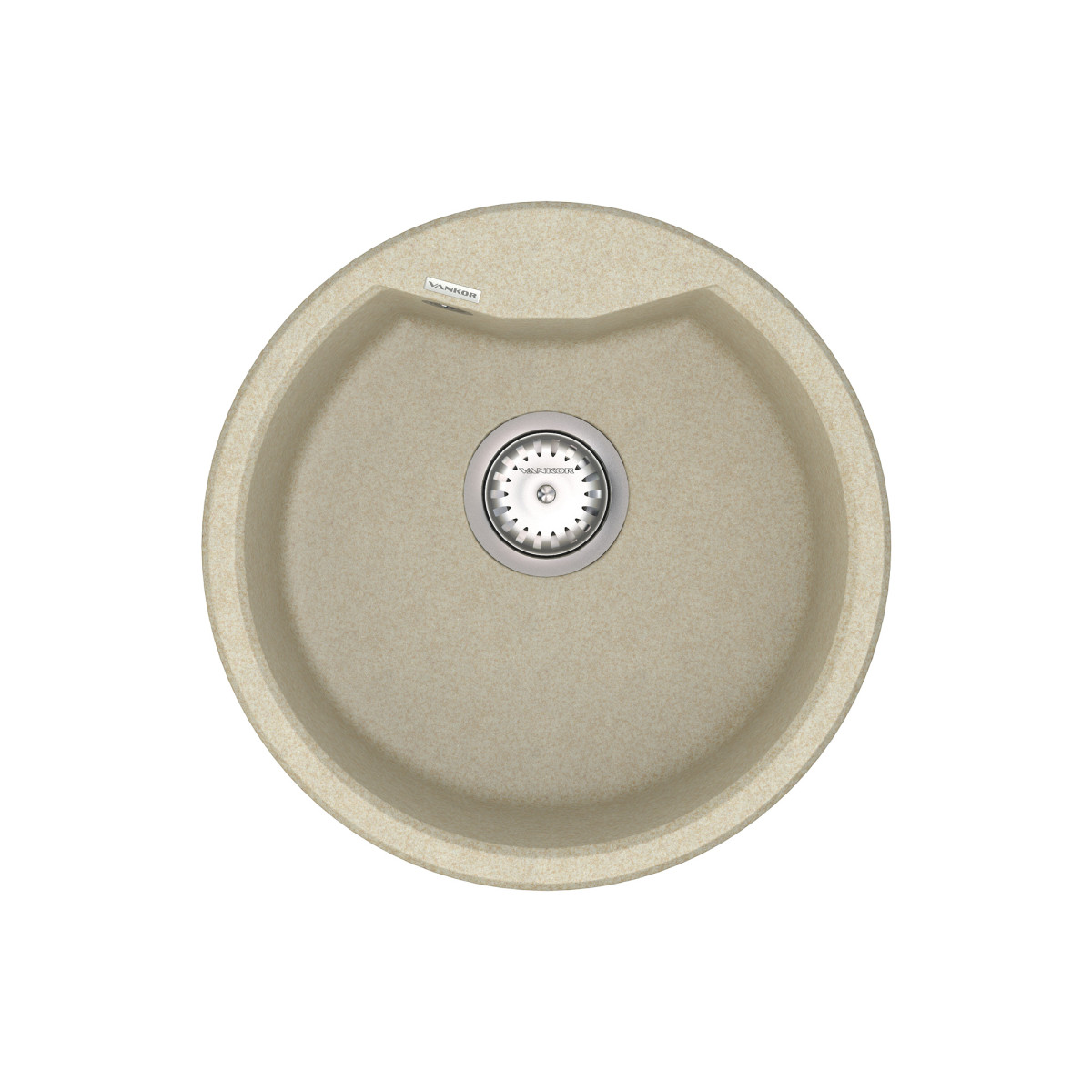 Кухонна мийка VANKOR Vena VMR 01.48 Beige + сифон VANKOR