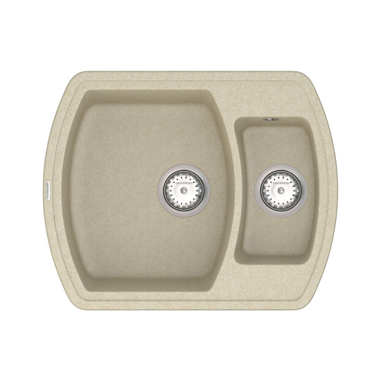 Кухонна мийка VANKOR Norton NMP 03.63 Beige + сифон VANKOR