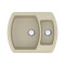 Кухонна мийка VANKOR Norton NMP 03.63 Beige + сифон VANKOR