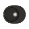 Кухонна мийка VANKOR Sity SMO 02.61 Black + сифон VANKOR