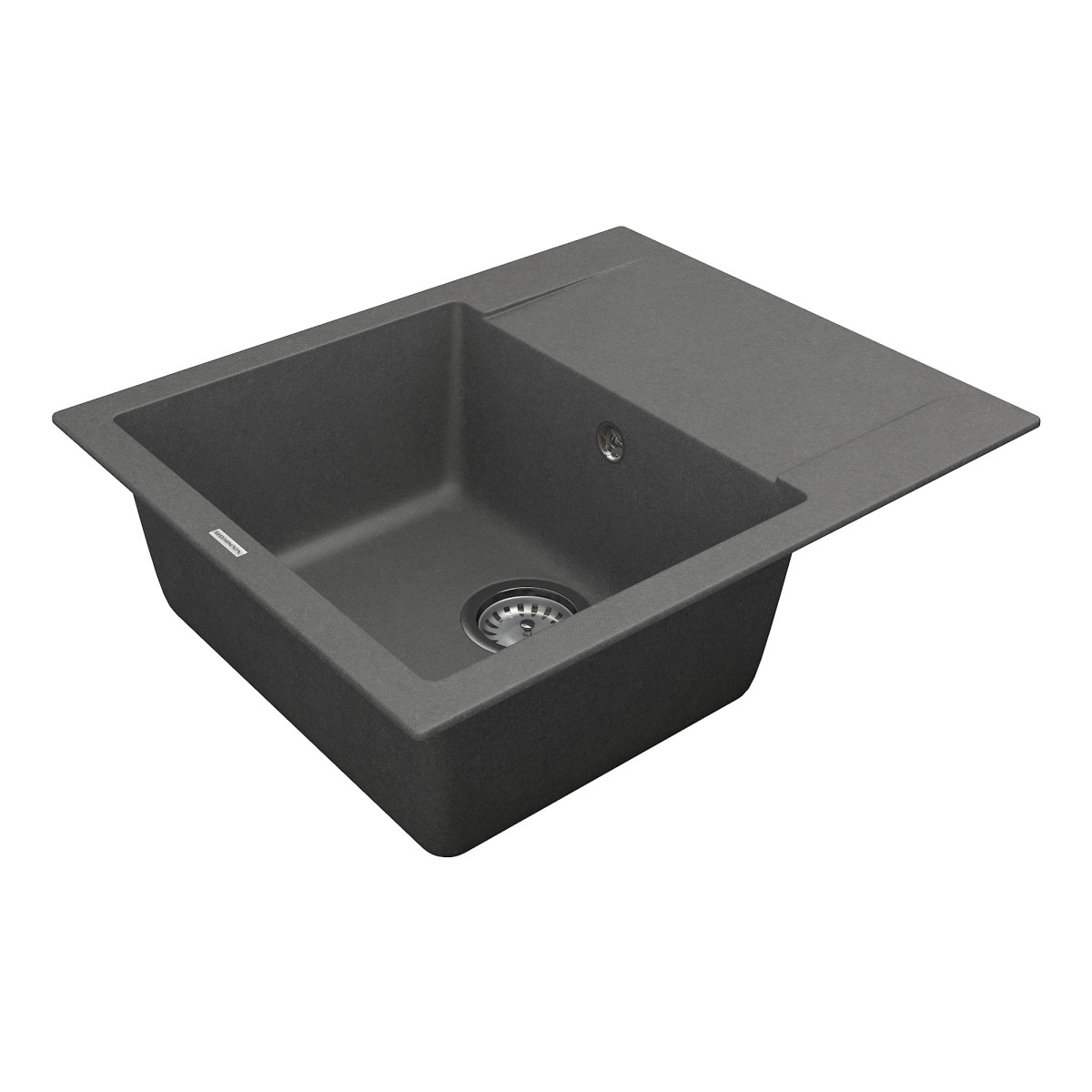 Кухонна мийка VANKOR Orman OMP 02.61 Gray + сифон VANKOR