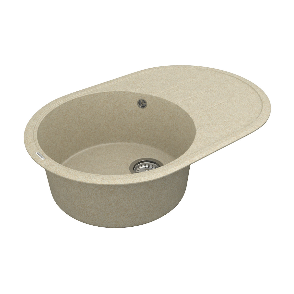 Кухонна мийка VANKOR Sity SMO 02.78 Beige + сифон VANKOR