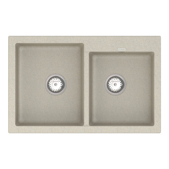 Кухонна мийка VANKOR Orman OMP 05.80 Terra + сифон VANKOR