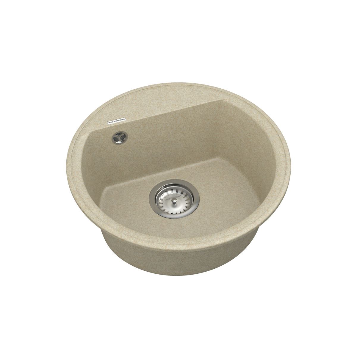 Кухонна мийка VANKOR Easy EMR 01.45 Beige + сифон VANKOR