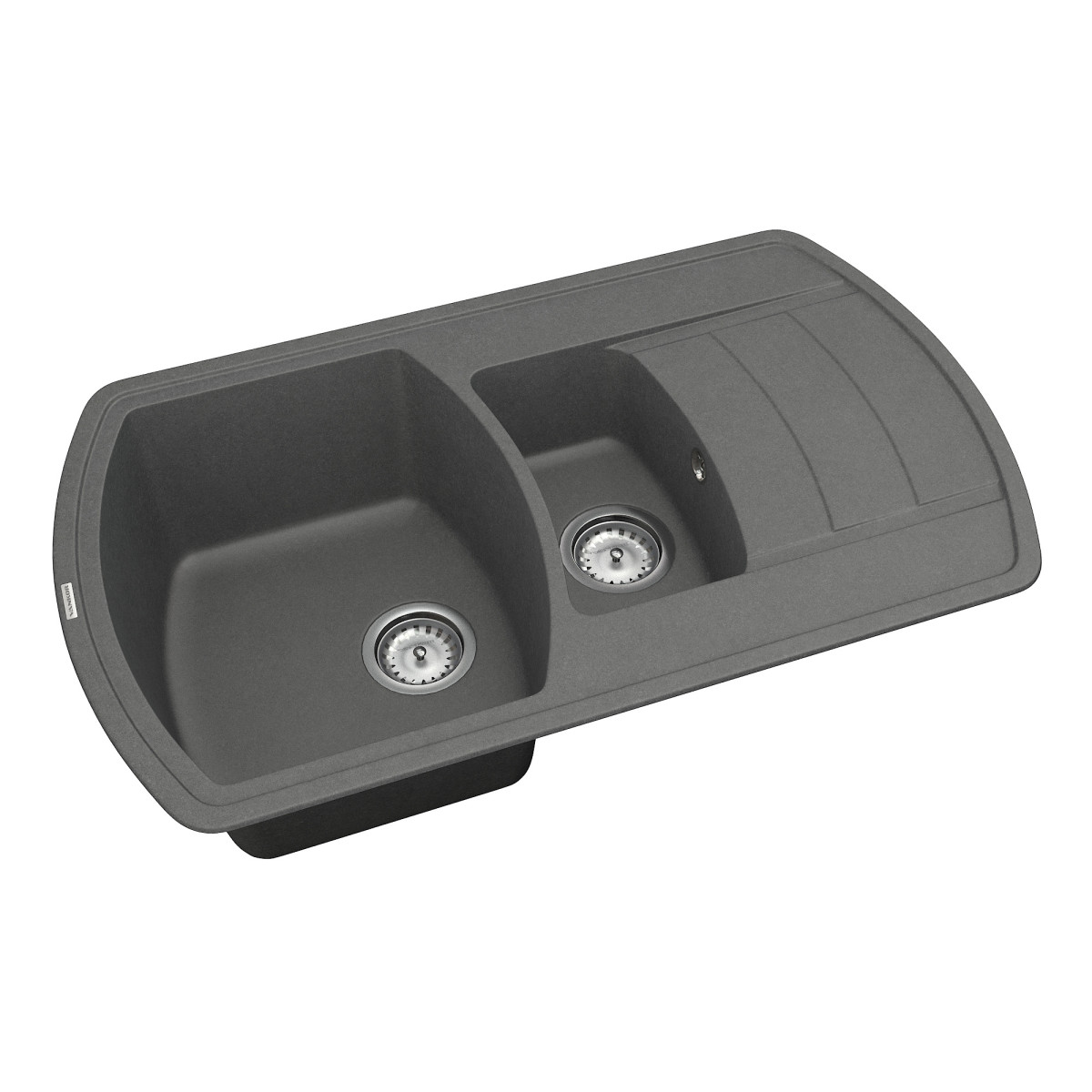 Кухонна мийка VANKOR Norton NMP 04.86 Gray + сифон VANKOR