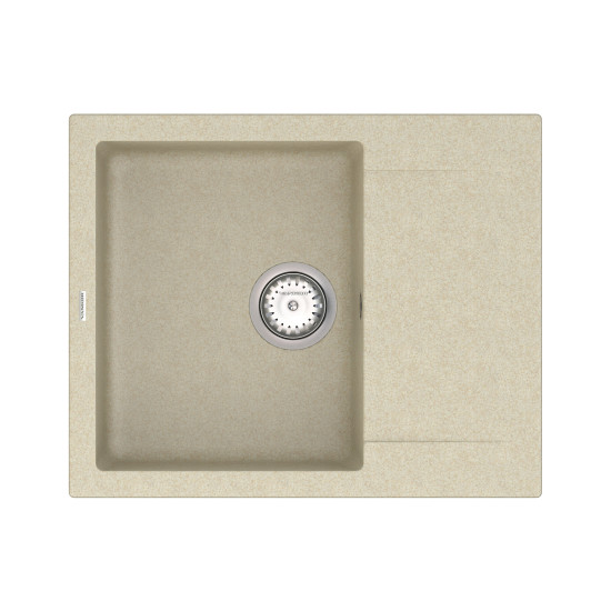 Кухонна мийка VANKOR Orman OMP 02.61 Beige + сифон VANKOR
