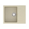 Кухонна мийка VANKOR Orman OMP 02.61 Beige + сифон VANKOR