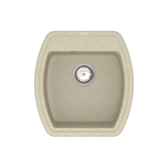 Кухонна мийка VANKOR Norton NMP 01.48 Beige + сифон VANKOR