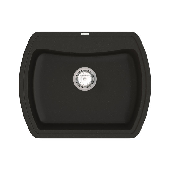 Кухонна мийка VANKOR Norton NMP 01.63 Black + сифон VANKOR