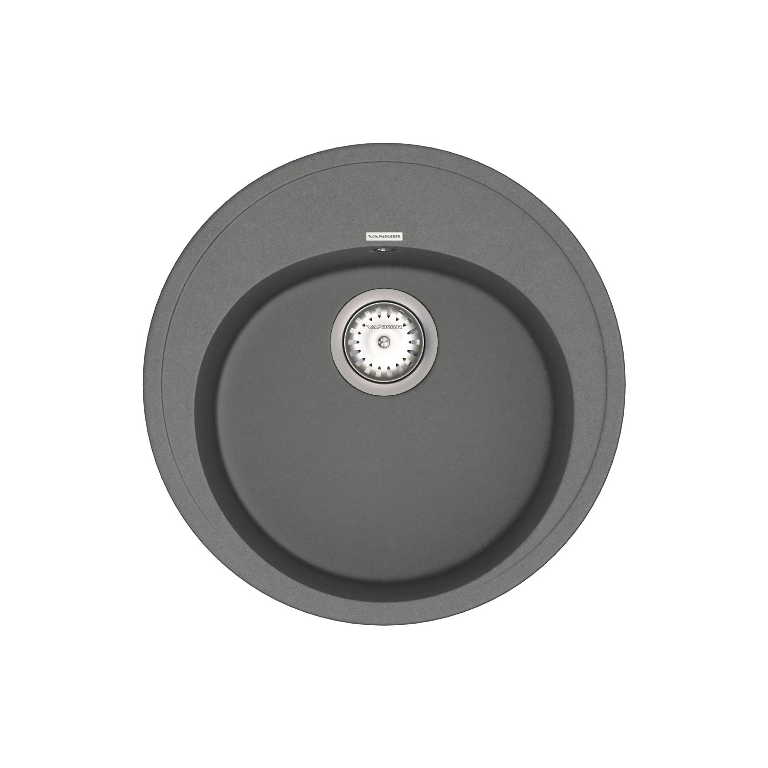 Кухонна мийка VANKOR Sity SMR 01.50 Gray + сифон VANKOR