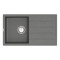 Кухонна мийка VANKOR Easy EMP 02.76 Gray + сифон VANKOR