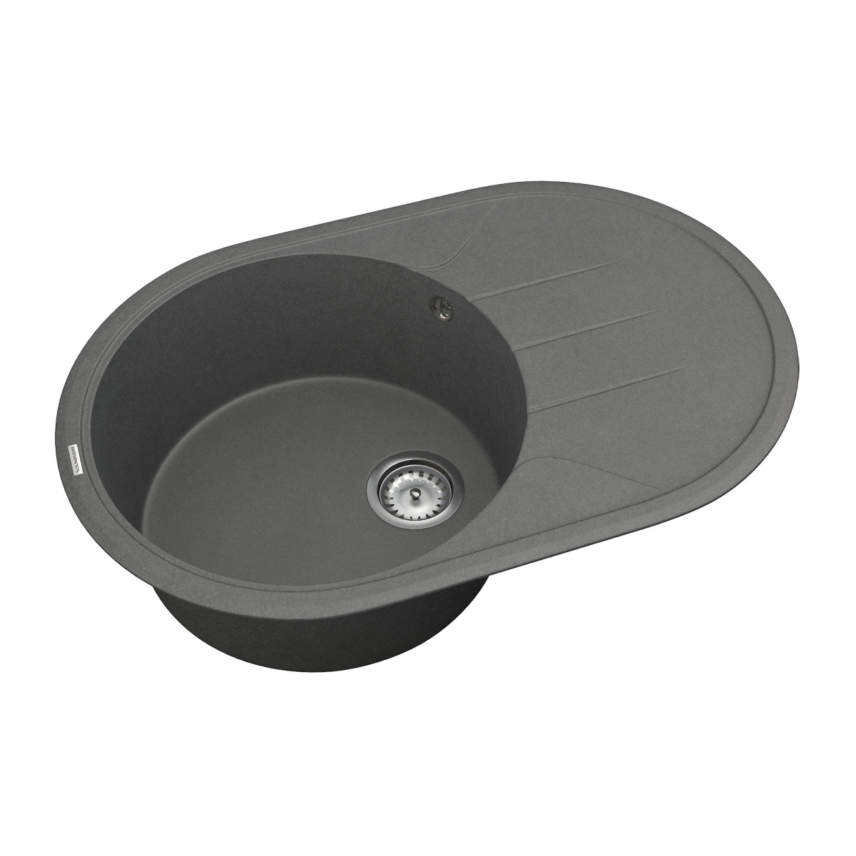 Кухонна мийка VANKOR Sity SMO 02.78 Gray + сифон VANKOR