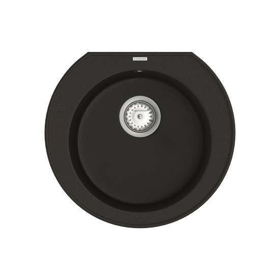 Кухонна мийка VANKOR Kres KMR 01.52 black + сифон VANKOR