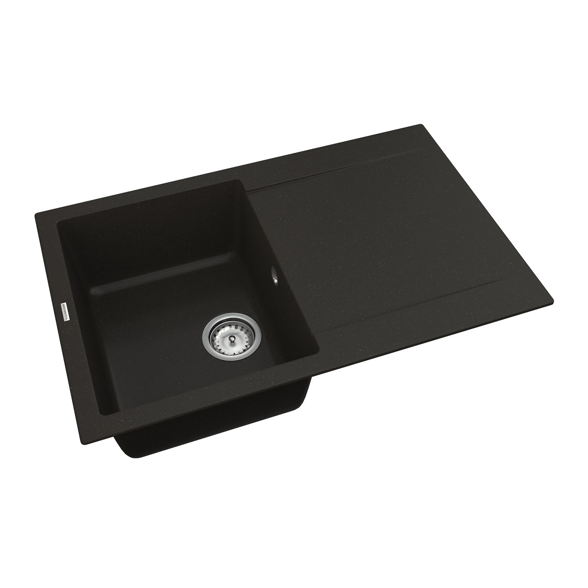 Кухонна мийка VANKOR Orman OMP 02.78 Black + сифон VANKOR