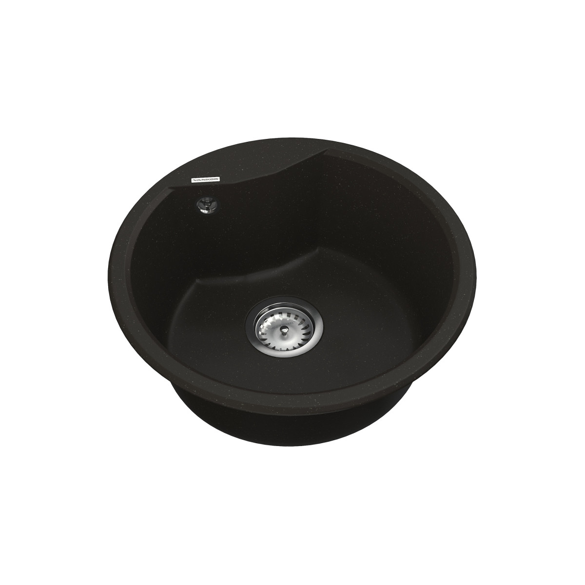 Кухонна мийка VANKOR Vena VMR 01.48 Black + сифон VANKOR Кухонна мийка VANKOR Vena VMR 01.48 Black + сифон VANKOR
