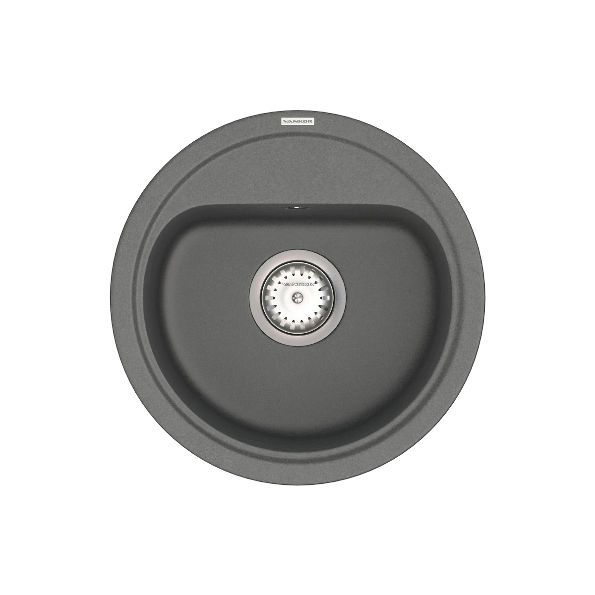 Кухонна мийка VANKOR Lira LMR 01.44 Gray + сифон VANKOR