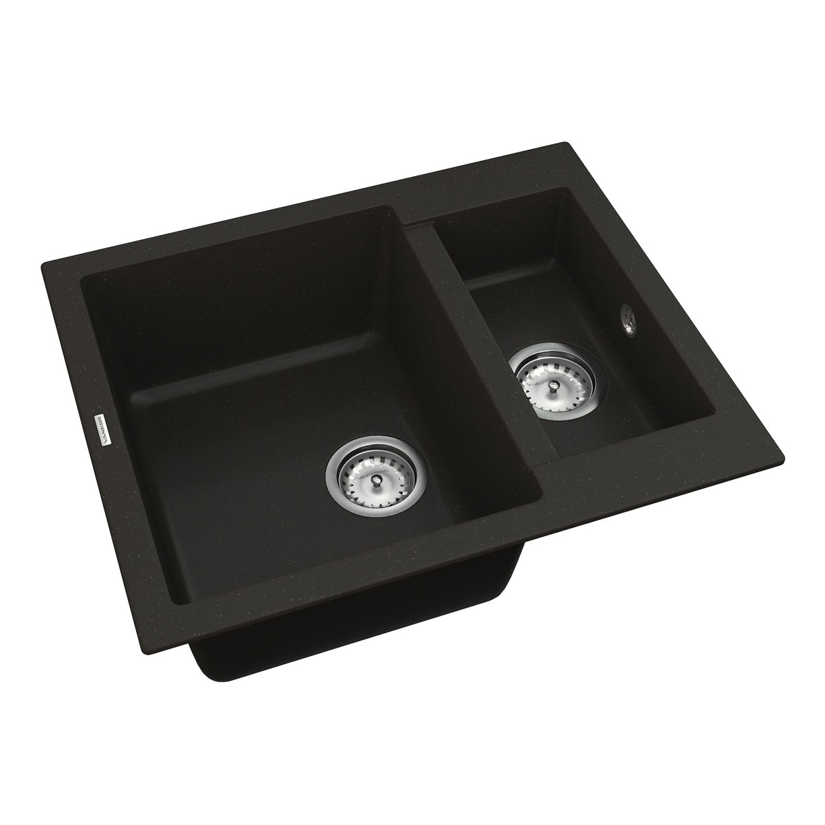 Кухонна мийка VANKOR Orman OMP 03.61 Black + сифон VANKOR Кухонна мийка VANKOR Orman OMP 03.61 Black + сифон VANKOR