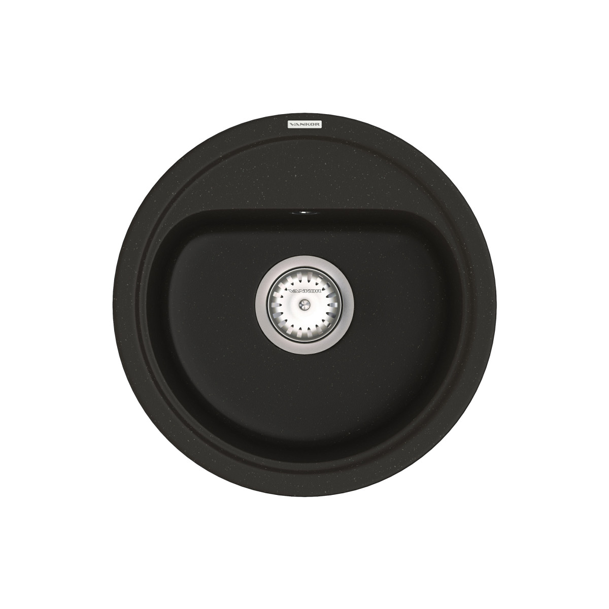 Кухонна мийка VANKOR Lira LMR 01.44 Black + сифон VANKOR