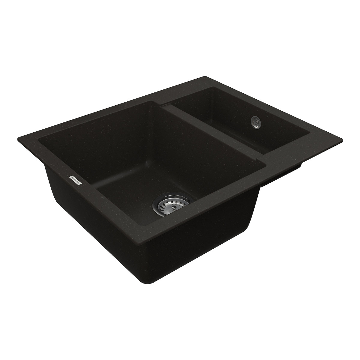 Кухонна мийка VANKOR Orman OMP 03.61 Black + сифон VANKOR Кухонна мийка VANKOR Orman OMP 03.61 Black + сифон VANKOR