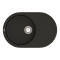 Кухонна мийка VANKOR Sity SMO 02.78 Black + сифон VANKOR