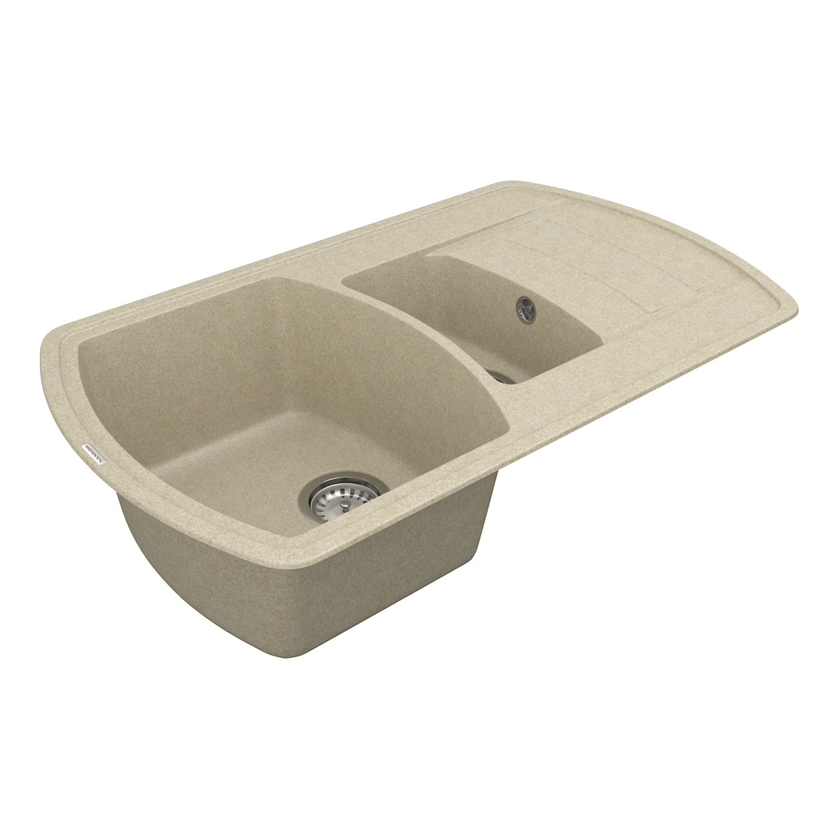 Кухонна мийка VANKOR Norton NMP 04.86 Beige + сифон VANKOR