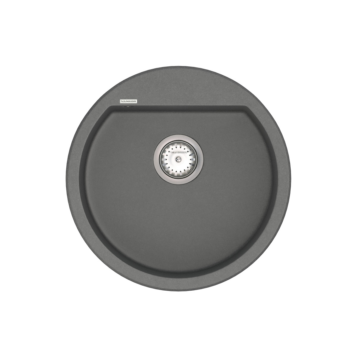 Кухонна мийка VANKOR Tera TMR 01.50 Gray + сифон VANKOR