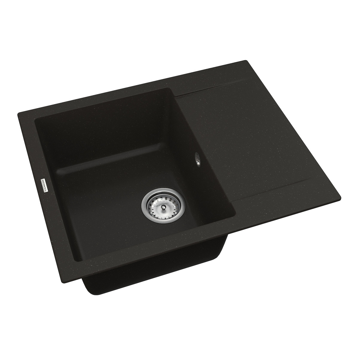 Кухонна мийка VANKOR Orman OMP 02.61 Black + сифон VANKOR Кухонна мийка VANKOR Orman OMP 02.61 Black + сифон VANKOR