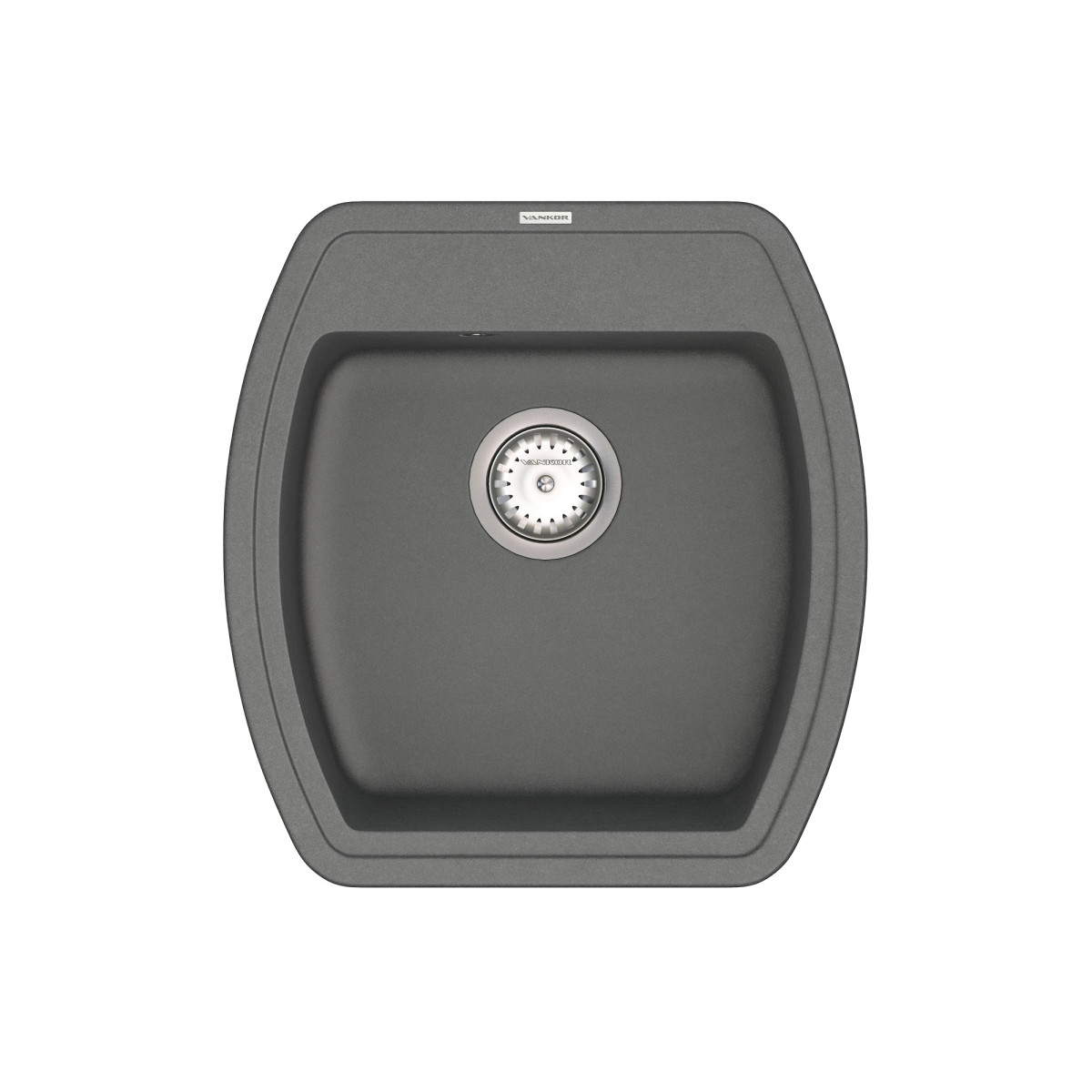 Кухонна мийка VANKOR Norton NMP 01.48 Gray + сифон VANKOR
