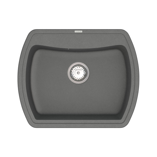 Кухонна мийка VANKOR Norton NMP 01.63 Gray + сифон VANKOR