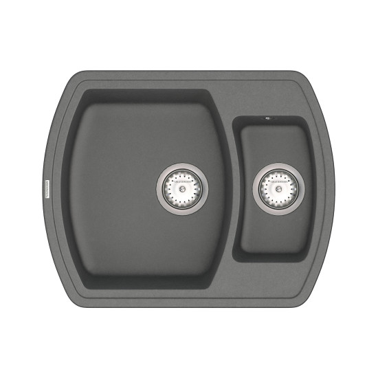 Кухонна мийка VANKOR Norton NMP 03.63 Gray + сифон VANKOR