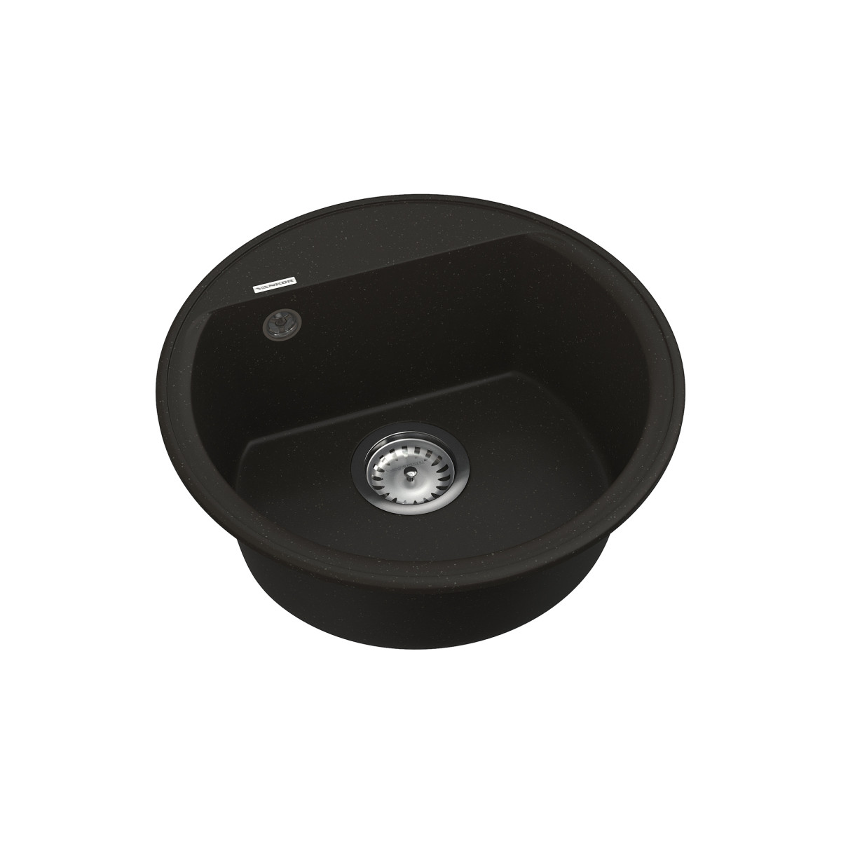 Кухонна мийка VANKOR Easy EMR 01.45 Black + сифон VANKOR