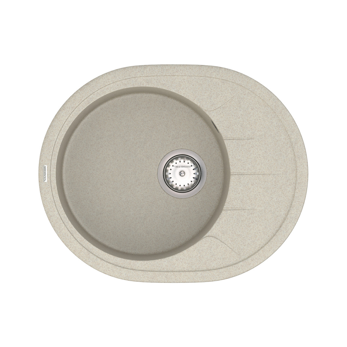 Кухонна мийка VANKOR Sity SMO 02.61 Terra + сифон VANKOR
