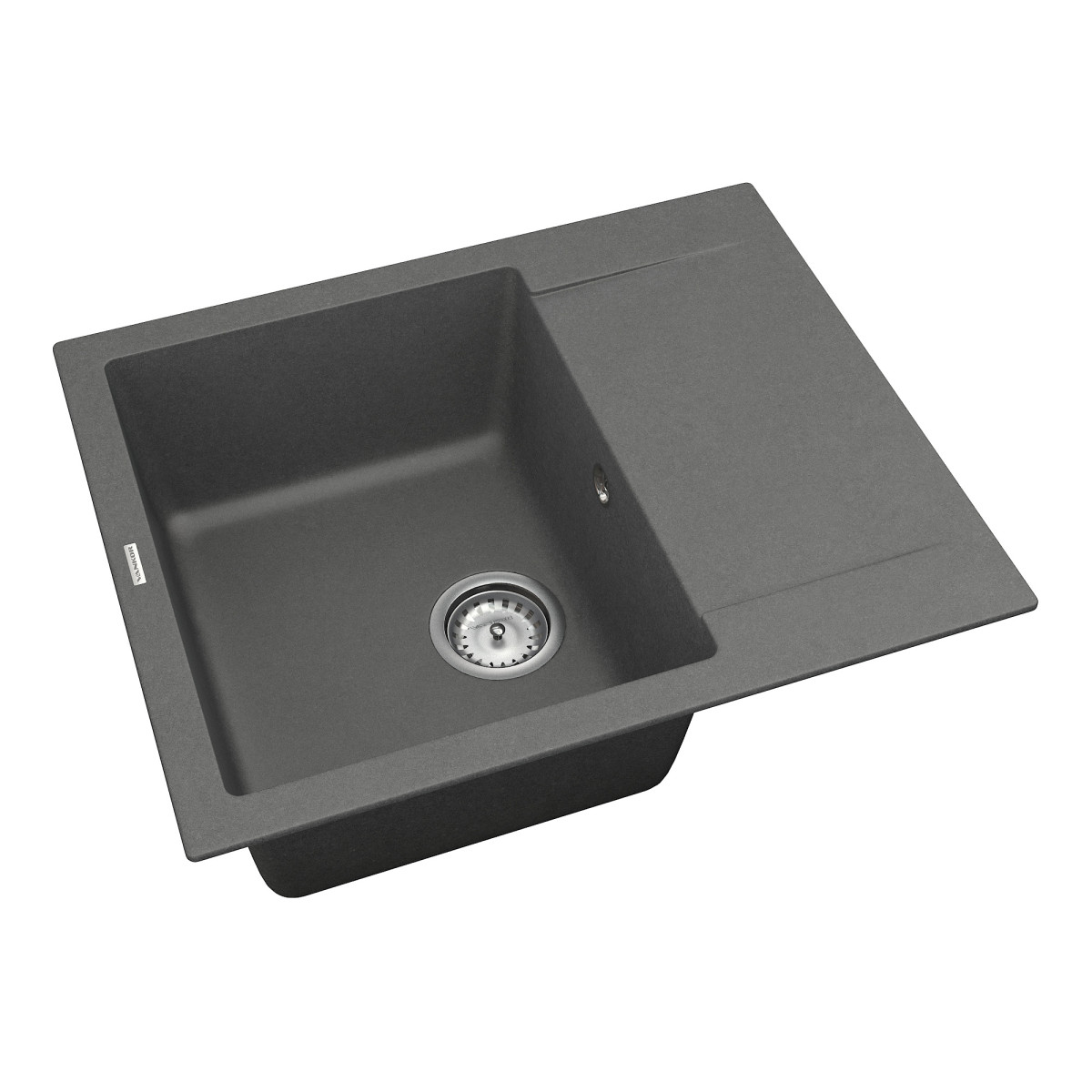 Кухонна мийка VANKOR Orman OMP 02.61 Gray + сифон VANKOR