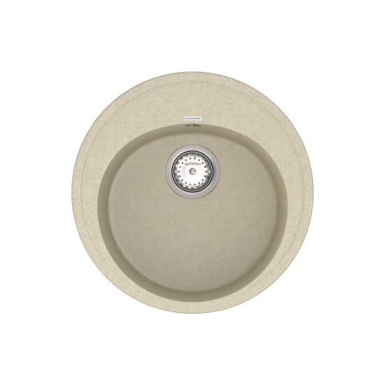 Кухонна мийка VANKOR Sity SMR 01.50 Beige + сифон VANKOR