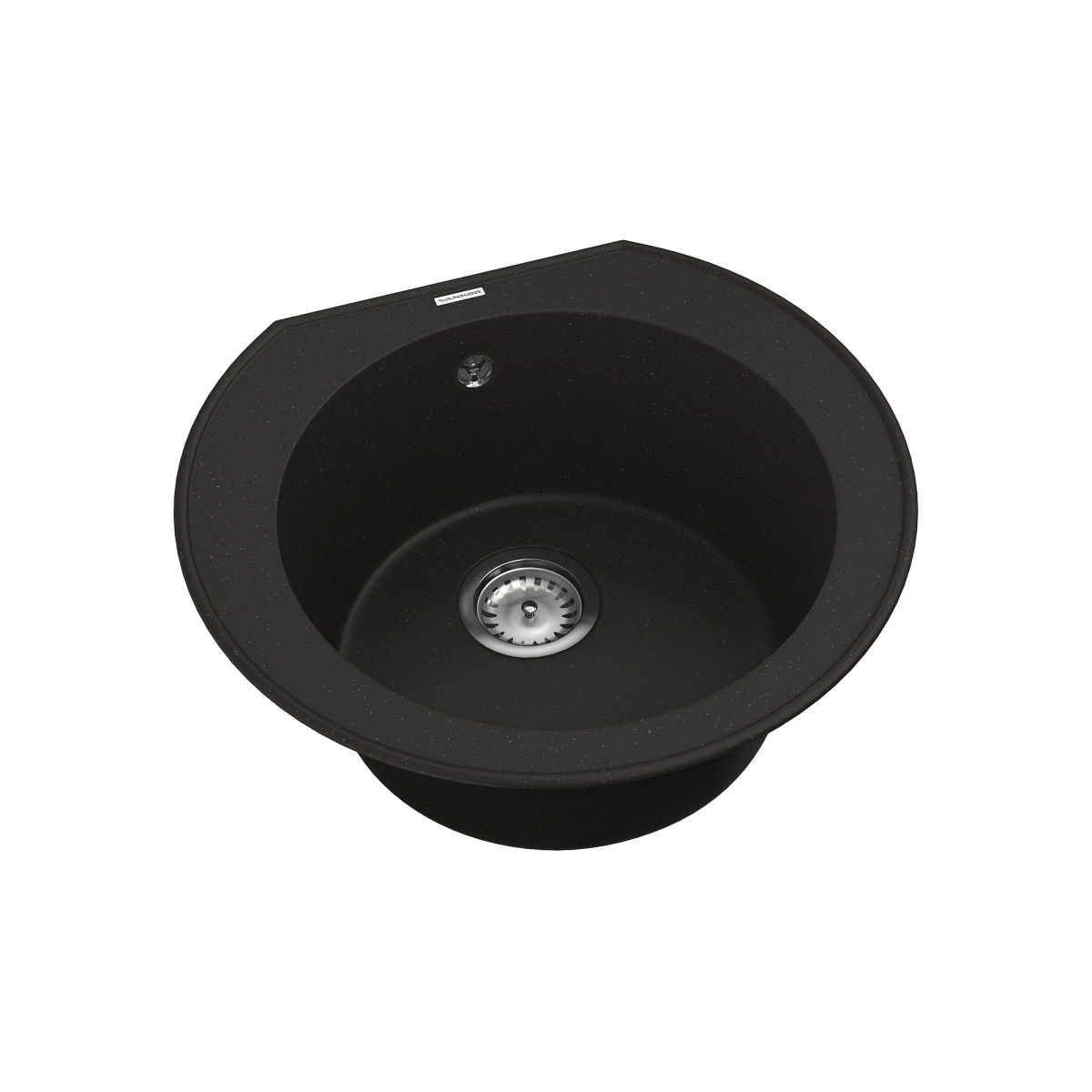 Кухонна мийка VANKOR Kres KMR 01.52 black + сифон VANKOR