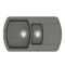 Кухонна мийка VANKOR Norton NMP 04.86 Gray + сифон VANKOR