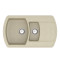 Кухонна мийка VANKOR Norton NMP 04.86 Beige + сифон VANKOR