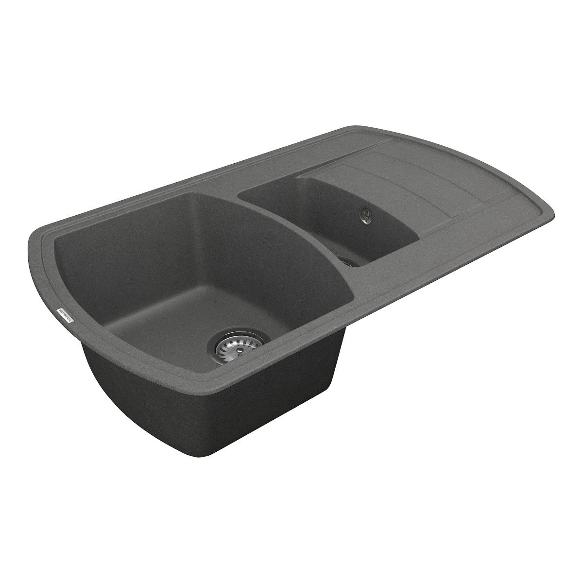 Кухонна мийка VANKOR Norton NMP 04.86 Gray + сифон VANKOR