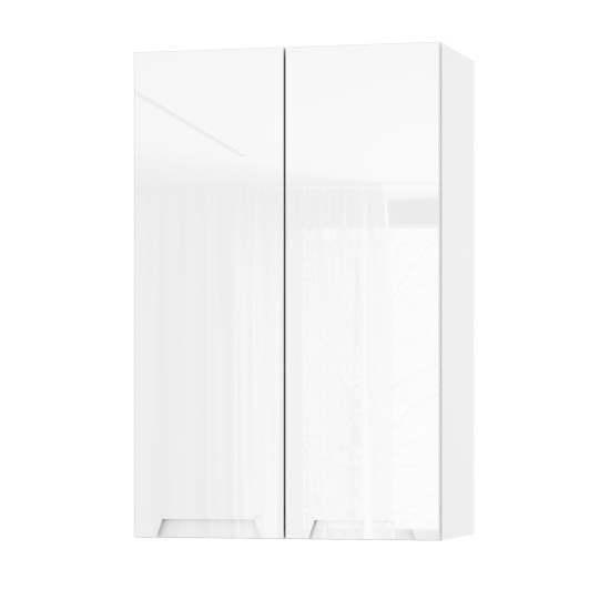 Корпус Стандарт білий, фасад Бостон білий глянець L302 60х93х30