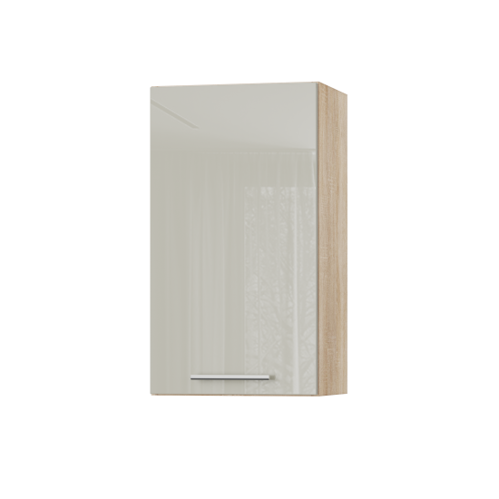 Корпус Стандарт дуб сонома, фасад Стандарт аврора глянець 301 40х72х30