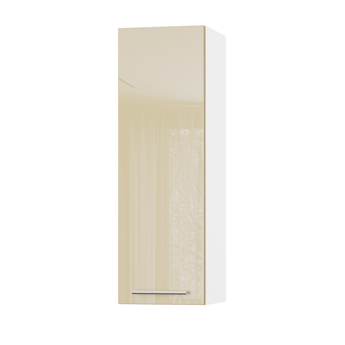 Корпус Стандарт білий, фасад Стандарт бежевий глянець L301 30х93х30