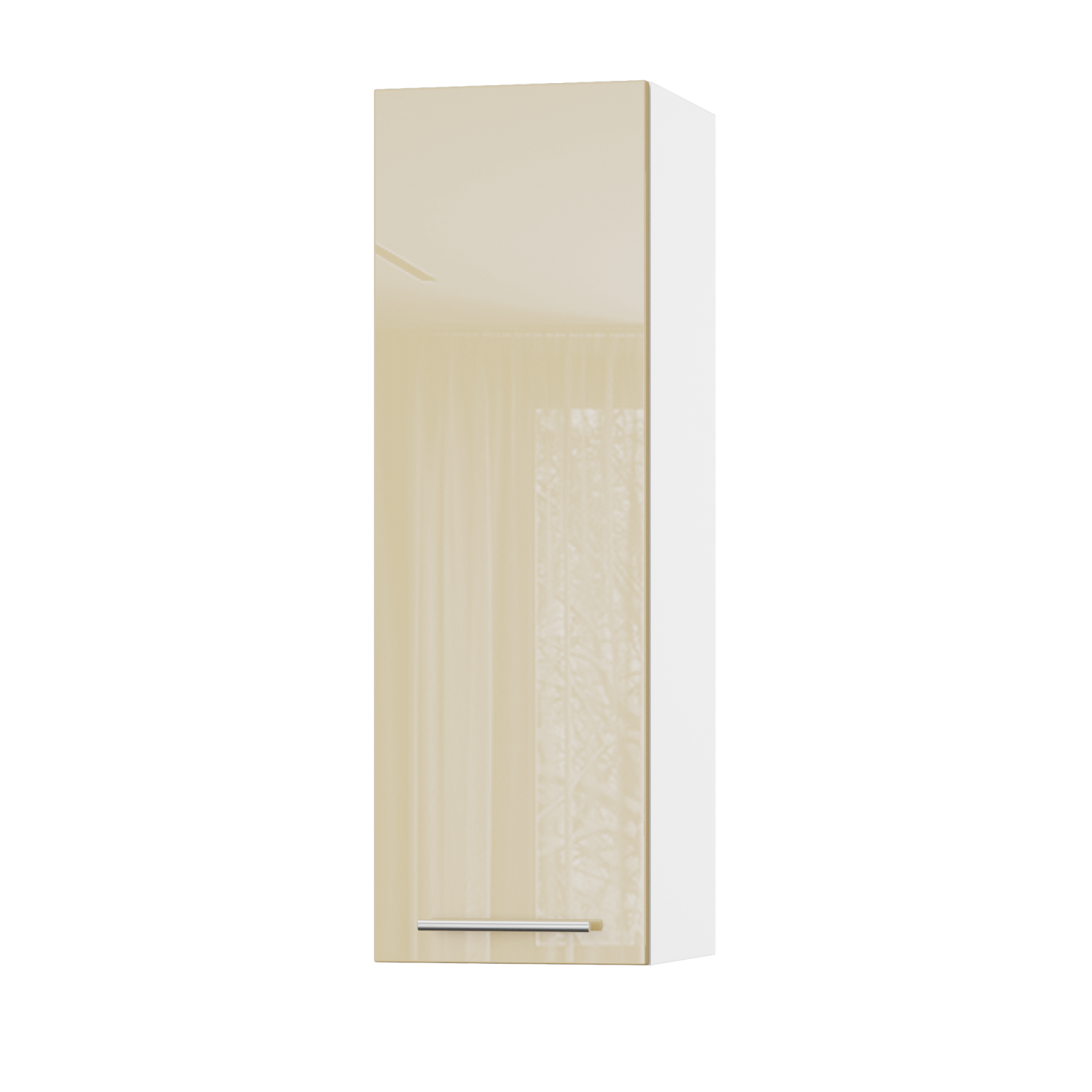 Корпус Стандарт білий, фасад Стандарт бежевий глянець L301 30х93х30
