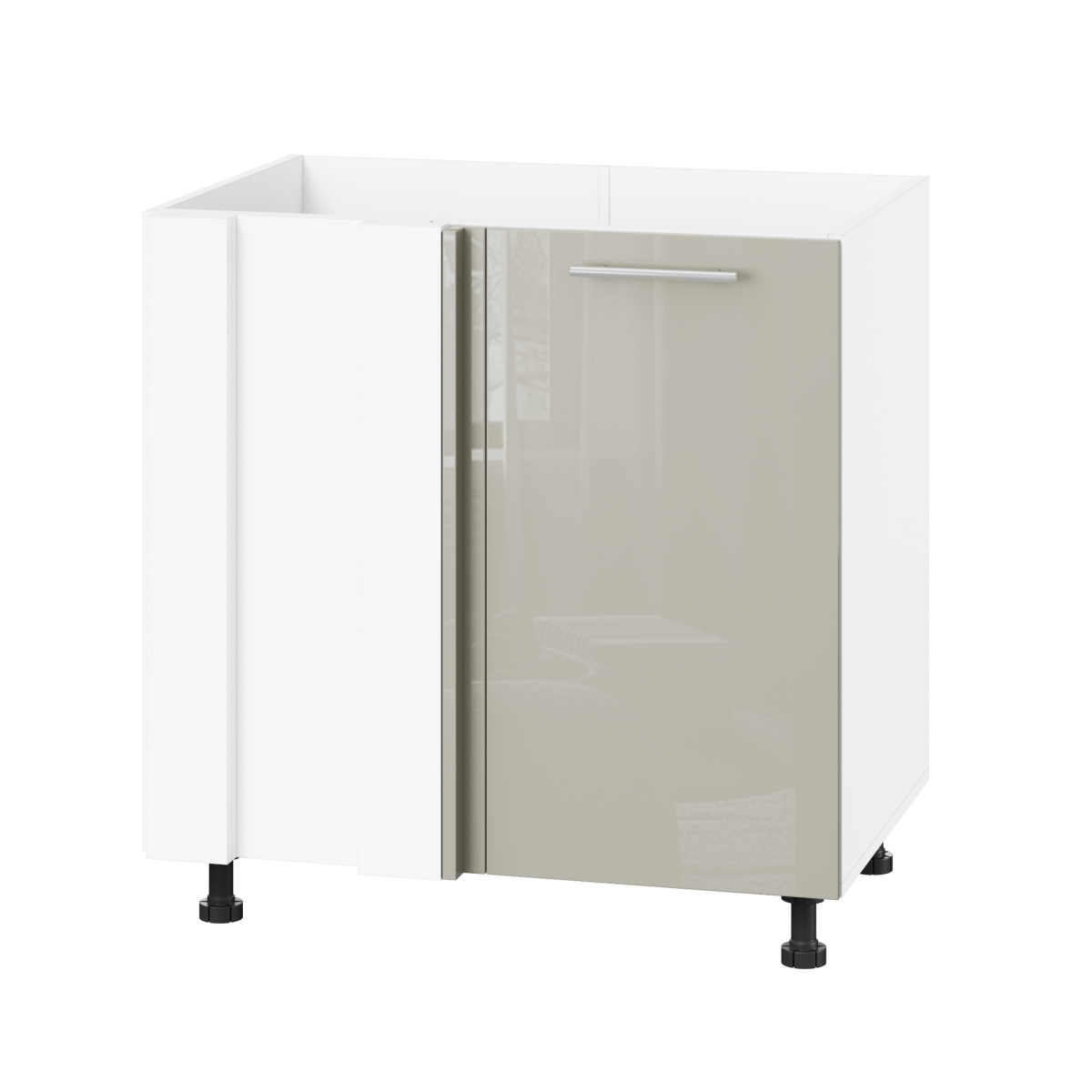 Корпус Стандарт білий, фасад Стандарт Аврора глянець 103 80-100х72х52 Корпус Стандарт білий, фасад Стандарт Аврора глянець 103 80-100х72х52